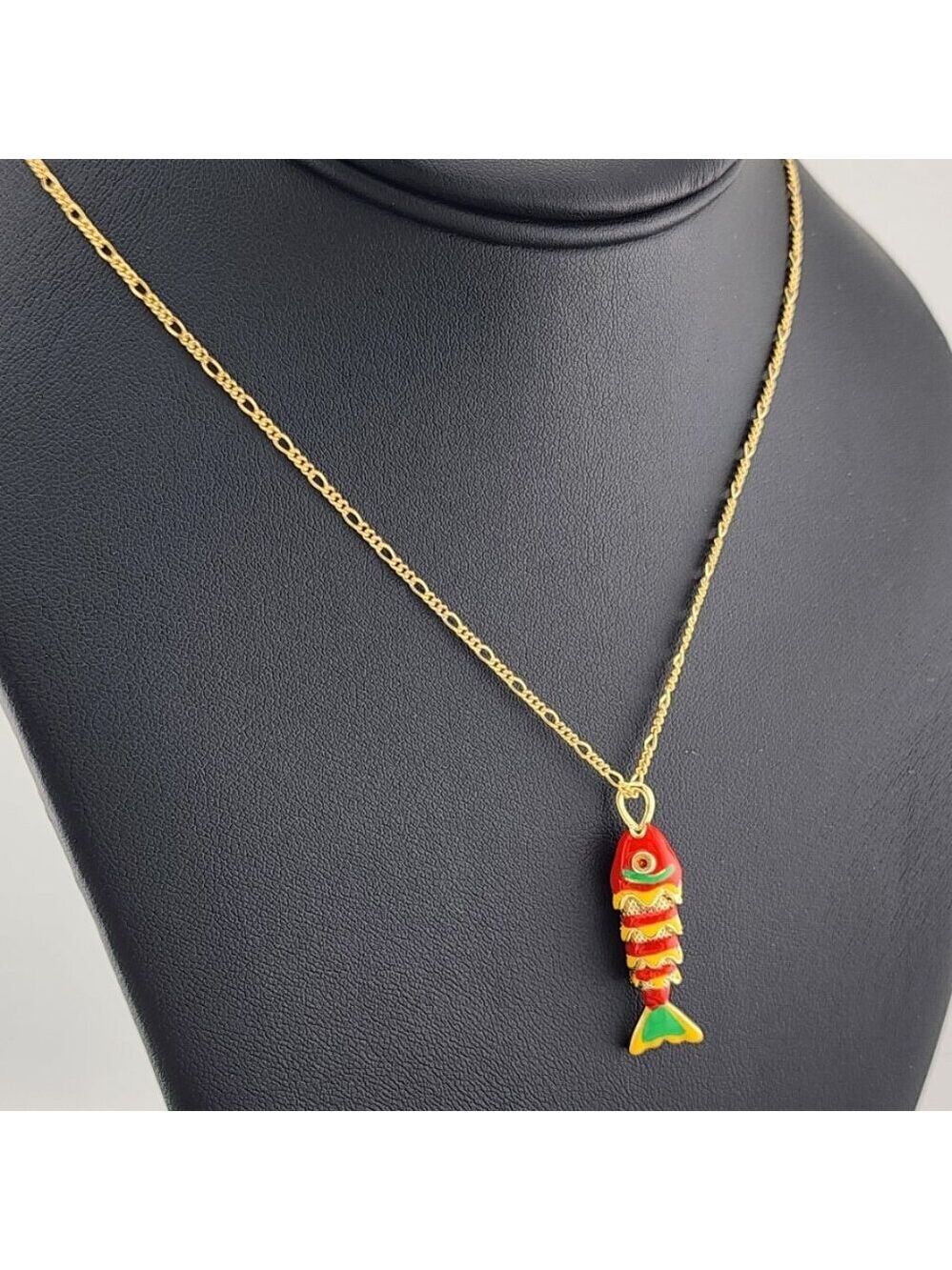 Catch of the Day: Orange Fish Necklace – Brand New - Picture 3 of 6